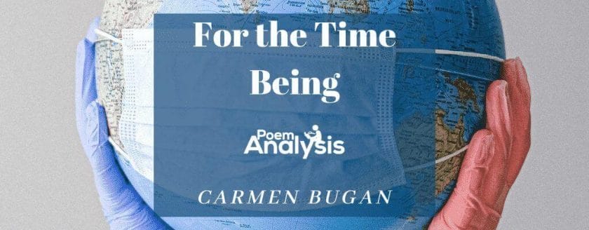 For the Time Being by Carmen Bugan