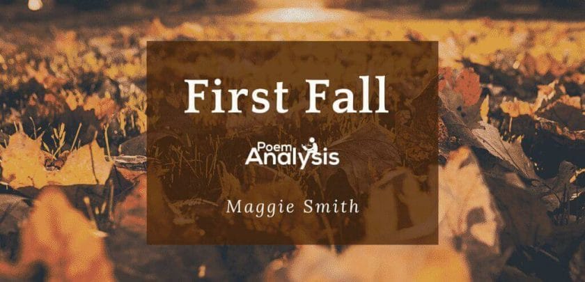 First Fall by Maggie Smith