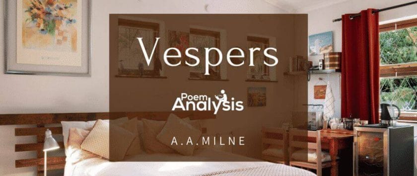 Vespers by A.A. Milne