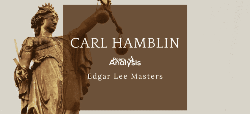 Carl Hamblin by Edgar Lee Masters