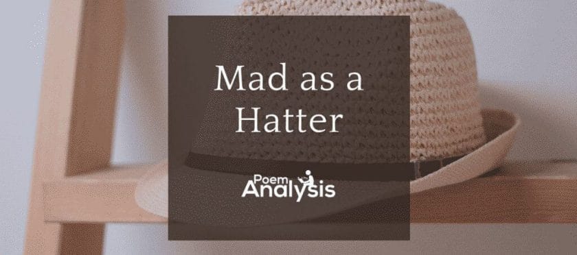 What does "Mad as a Hatter" Mean? Origins, Definition and Examples 