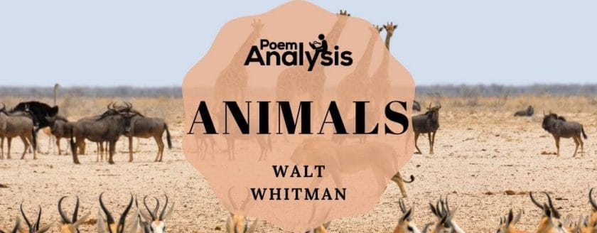 Animals by Walt Whitman