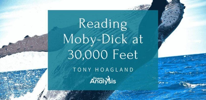Reading Moby-Dick at 30,000 Feet by Tony Hoagland