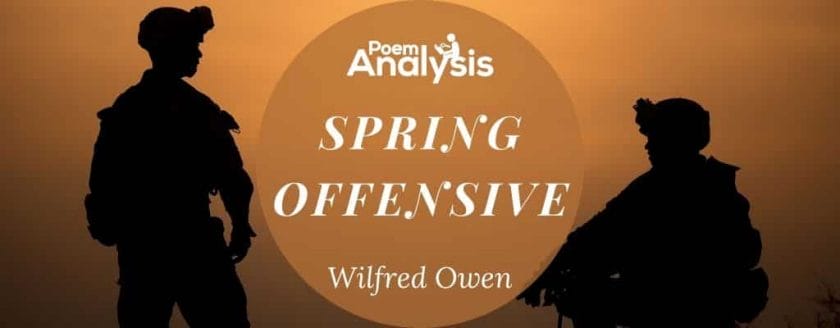 Spring Offensive by Wilfred Owen