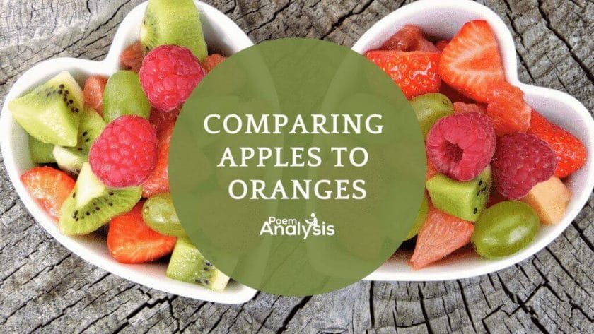 Comparing apples to oranges - Idiom Meaning
