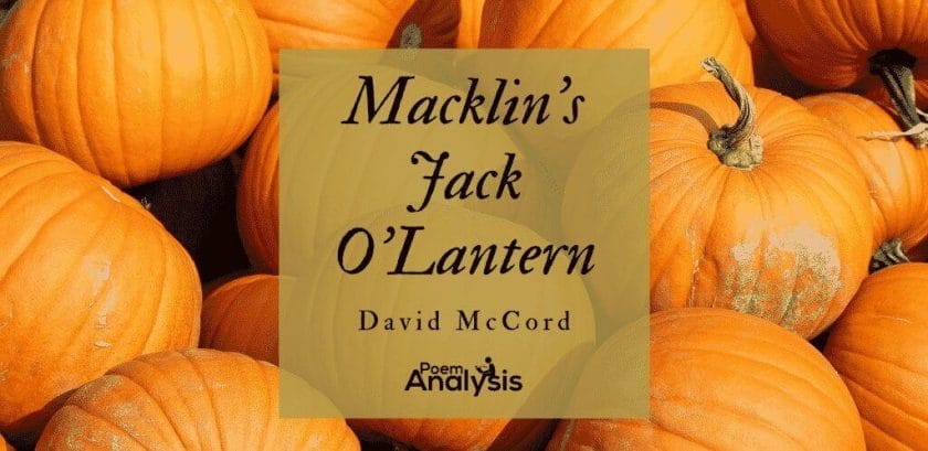 Macklin’s Jack O’Lantern by David McCord