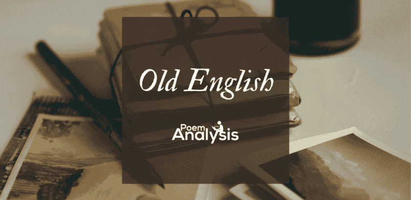 Old English - Poem Analysis