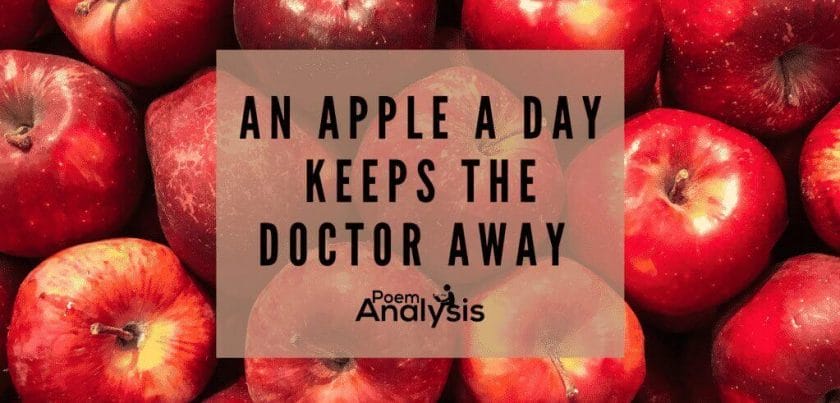 An apple a day keeps the doctor away definition and origins