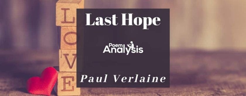 Last Hope by Paul Verlaine