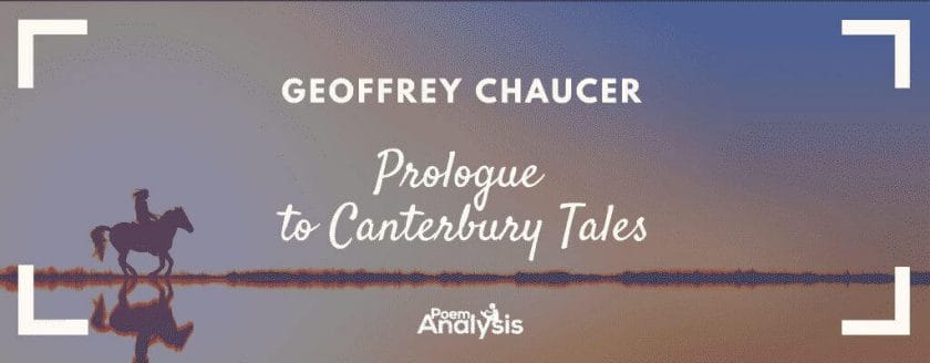 The Canterbury Tales: General Prologue by Geoffrey Chaucer