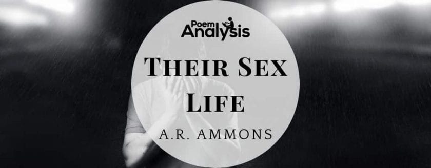 Their Sex Life by A.R. Ammons