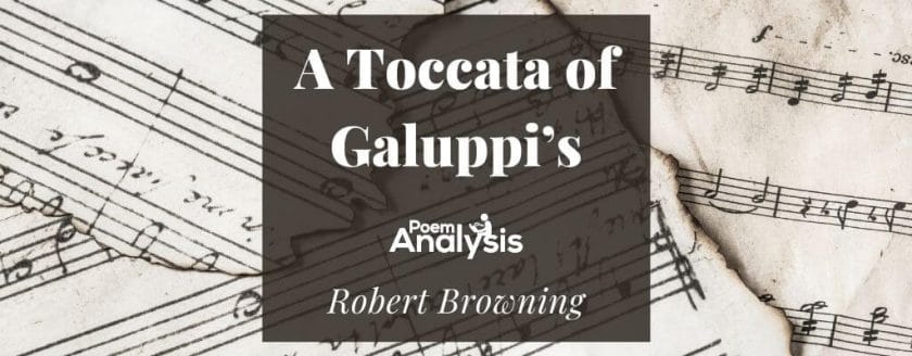 A Toccata of Galuppi's by Robert Browning