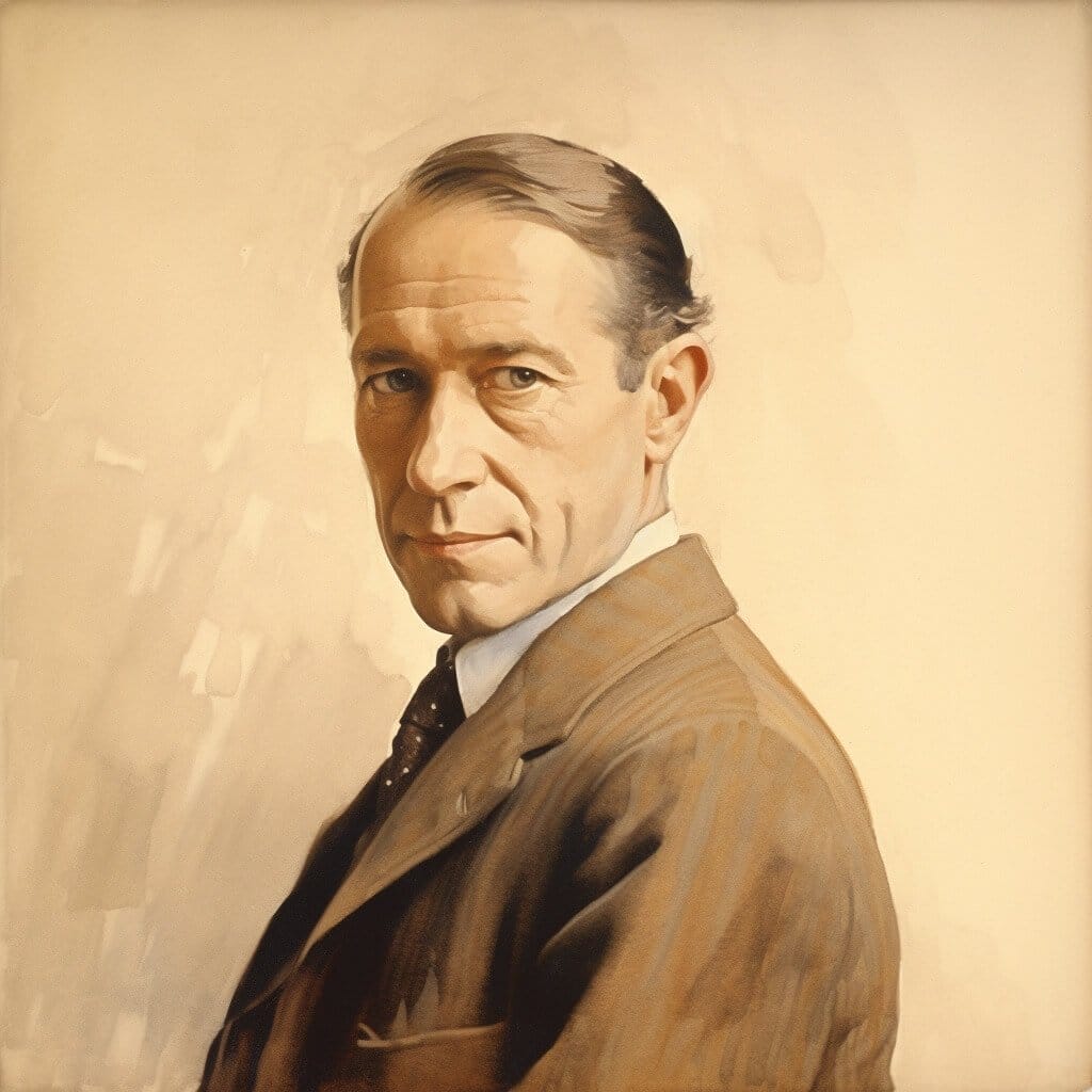 E.E. Cummings Portrait