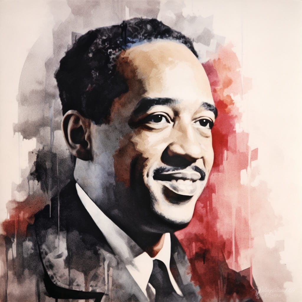 Langston Hughes Portrait