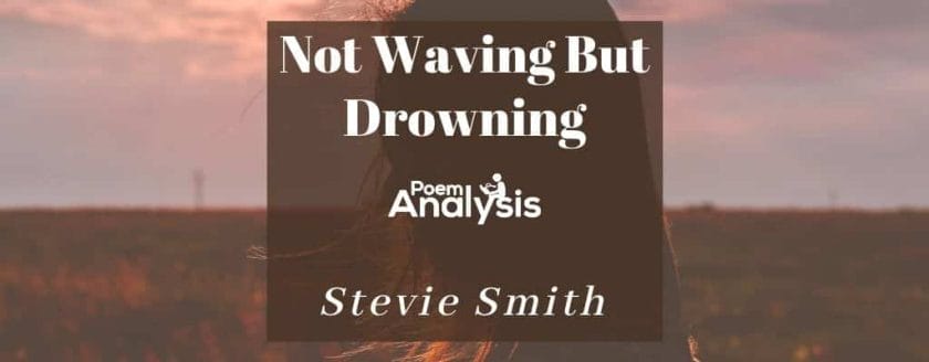 Not Waving But Drowning by Stevie Smith