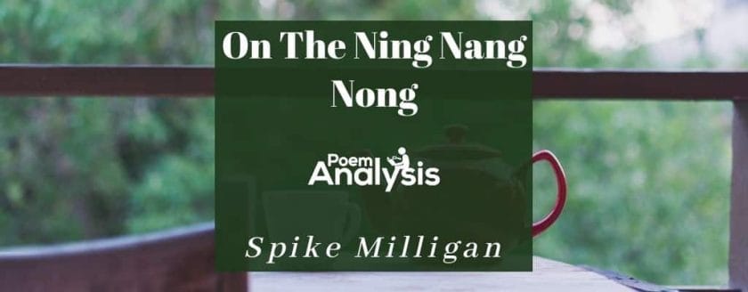 On The Ning Nang Nong by Spike Milligan