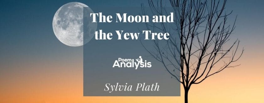 The Moon and the Yew Tree by Sylvia Plath