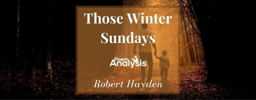 Those Winter Sundays by Robert Hayden