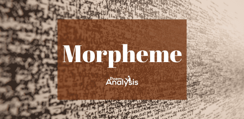 Morpheme definition and examples