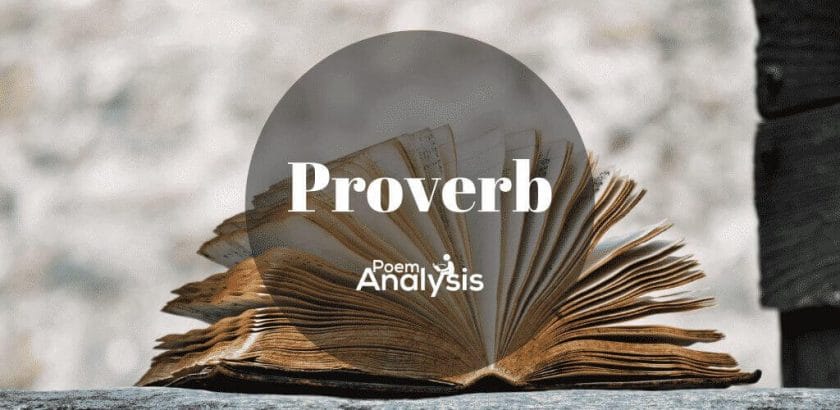 Proverb definition and examples