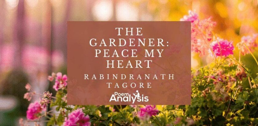 The Gardener LXI: Peace, My Heart