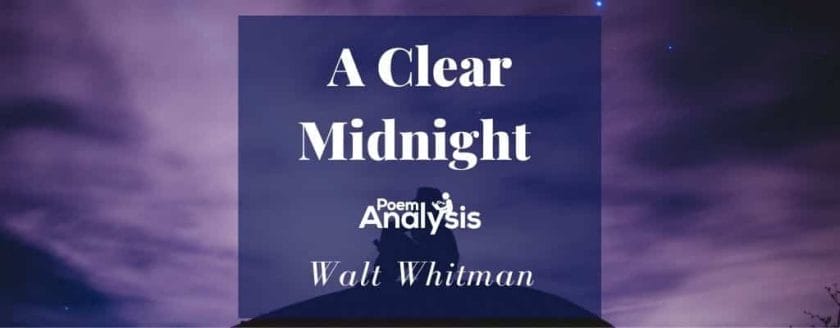 A Clear Midnight by Walt Whitman