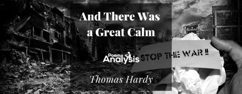 And There Was a Great Calm by Thomas Hardy