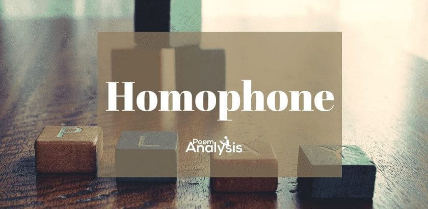 Homophone definition and examples