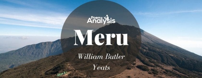 Meru by William Butler Yeats