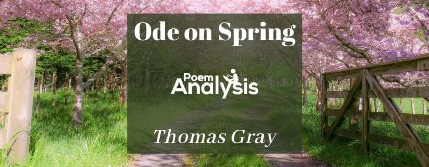 Ode on Spring by Thomas Gray