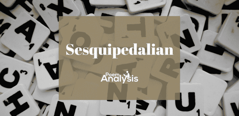 Definition of Sesquipedalian