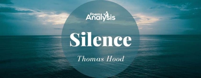 Silence by Thomas Hood