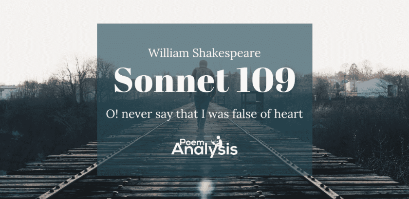 Sonnet 109 by William Shakespeare