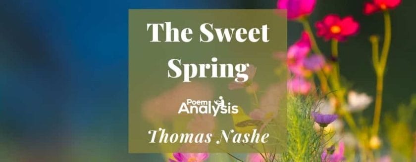 Spring, The Sweet Spring by Thomas Nashe