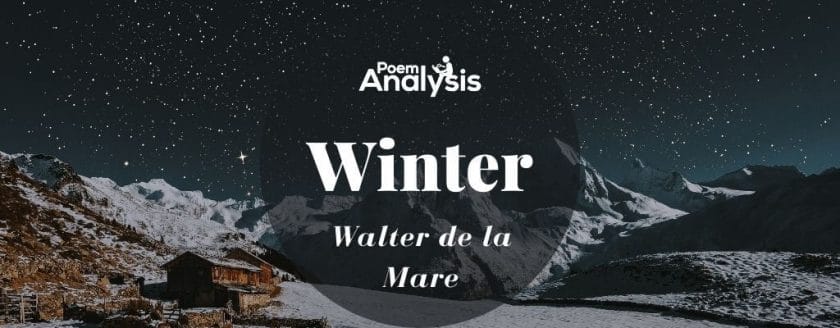Winter by Walter de la Mare