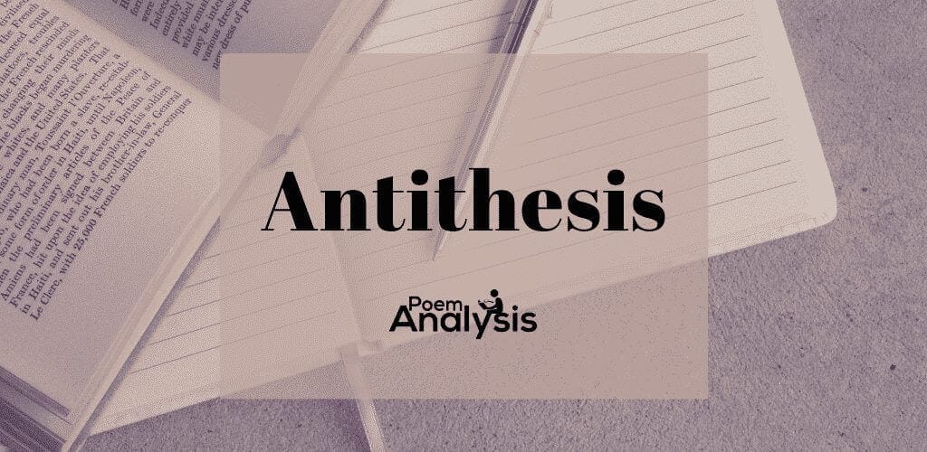 antithesis examples in literature