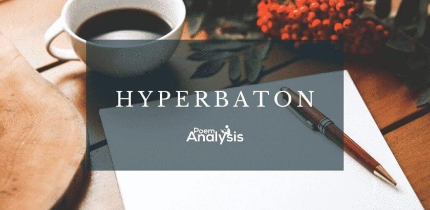 Hyperbaton definition and examples