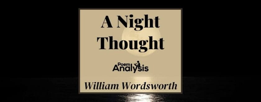 A Night Thought by William Wordsworth