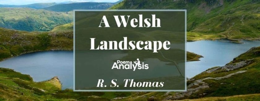 A Welsh Landscape by R. S. Thomas