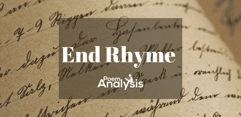 End Rhyme definition and examples