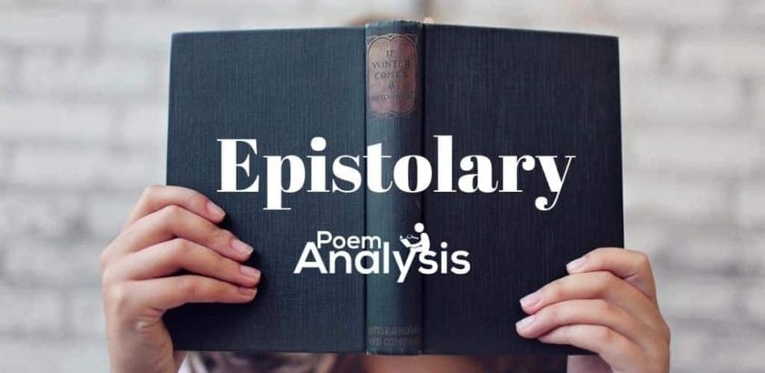 Epistolary definition and examples