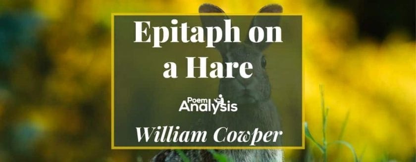 Epitaph on a Hare by William Cowper