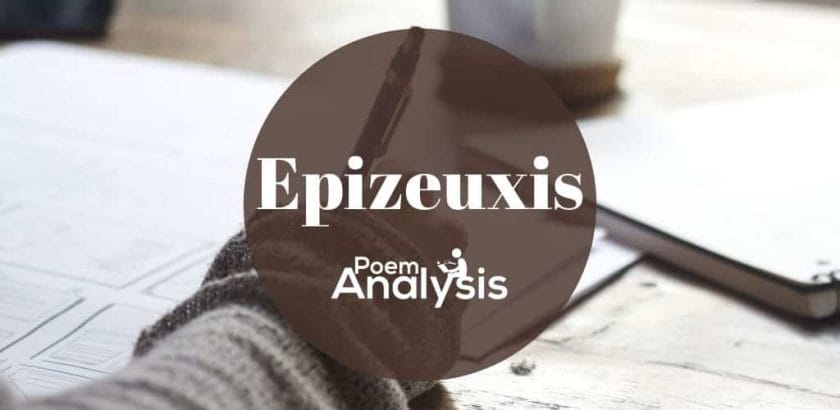 Epizeuxis definition and examples