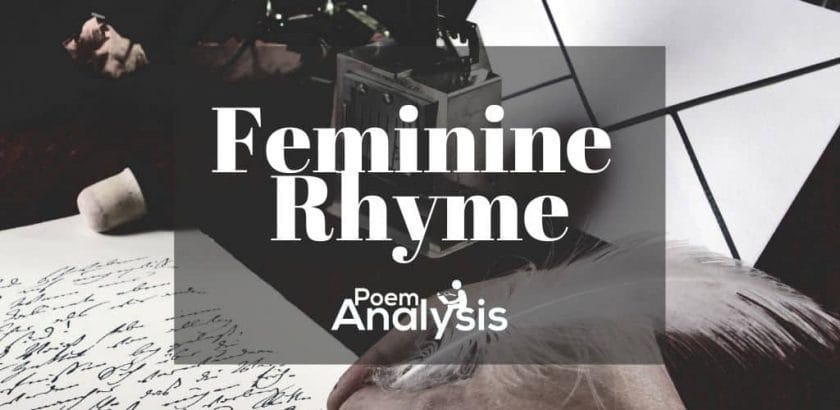 Feminine Rhyme definition and examples