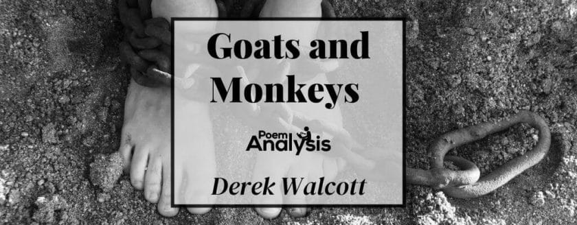 Goats and Monkeys by Derek Walcott