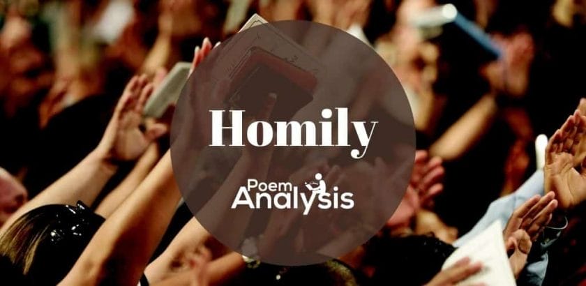 Homily definition and examples