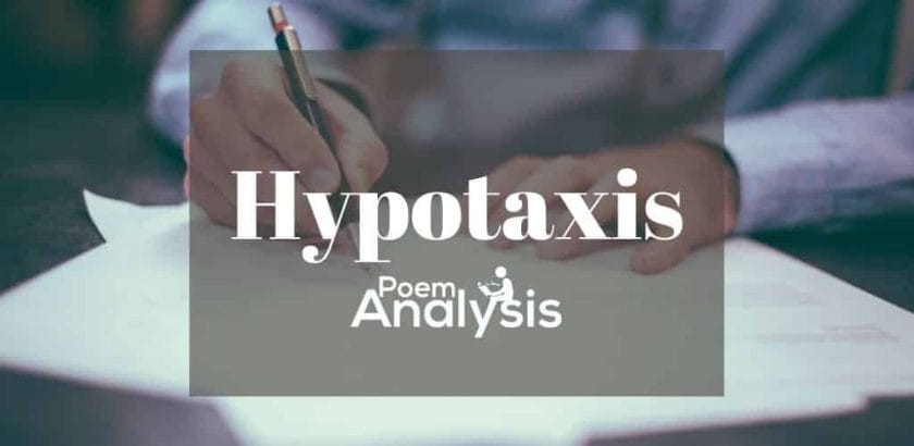 Hypotaxis definition and examples