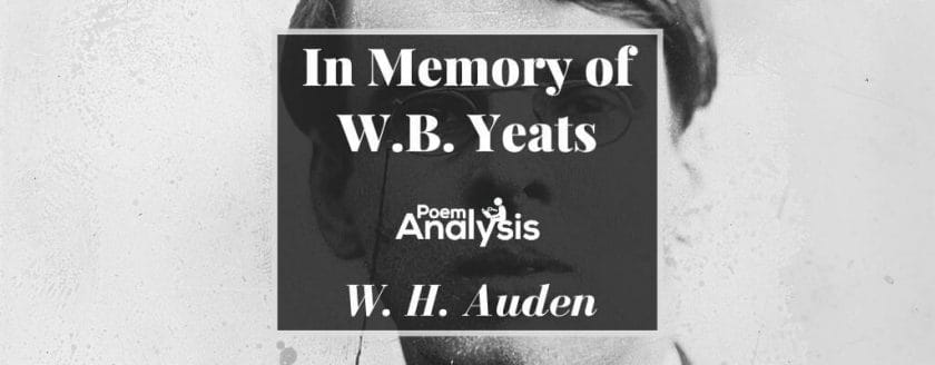 In Memory of W.B. Yeats by W. H. Auden