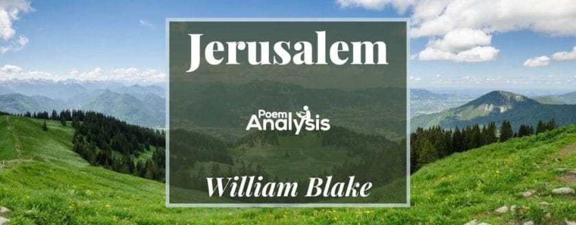 Jerusalem by William Blake