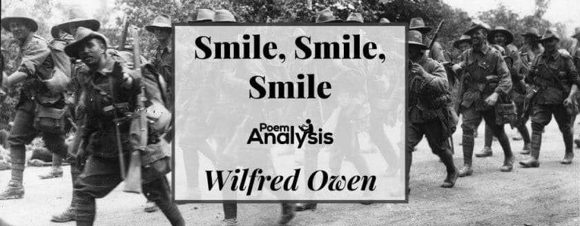 Smile, Smile, Smile by Wilfred Owen